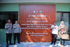 Kapolresta Sidoarjo Kombes Pol C. Tobing secara simbolis meluncurkan KTSM Semeru di wilayahnya, Rabu (4/6/2025) (Foto : Eleanor)