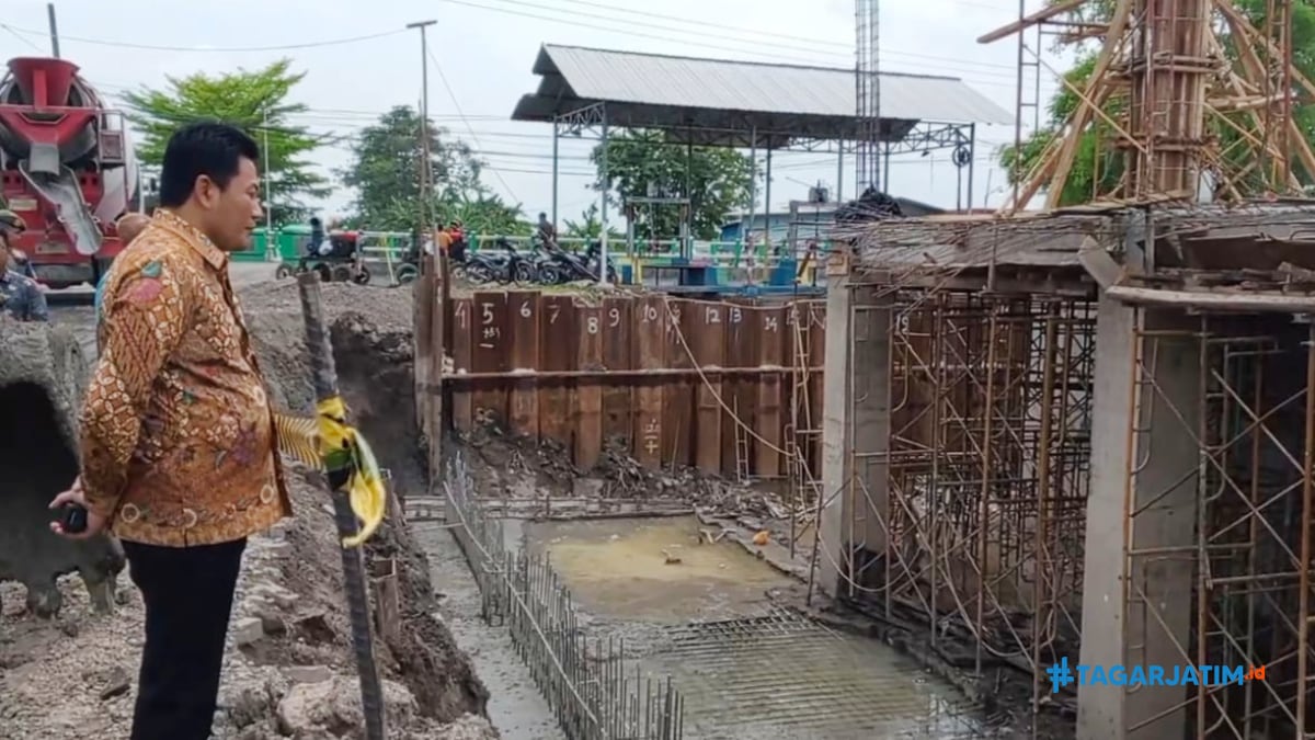 Bupati Sidoarjo Tegur Keras Kontraktor, Progres Rumah Pompa Kedungpeluk Minus 15 Persen