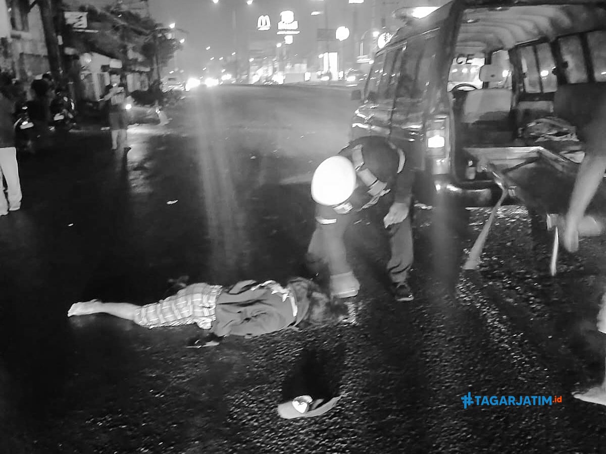 Kecelakaan Dua Motor di Jalan Raya Geluran Sidoarjo, Satu Orang Tewas