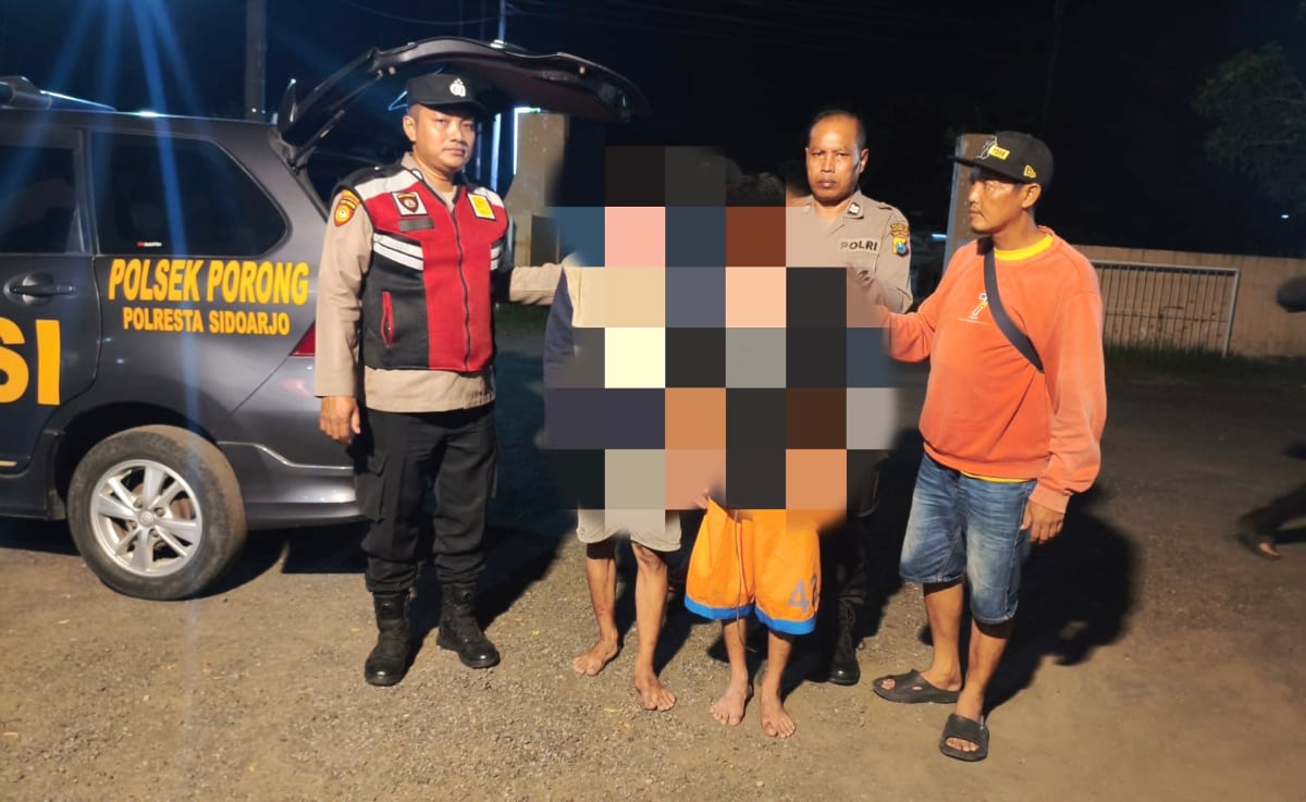 Polisi Tangkap Dua Pencuri Motor Bersenjata di Porong Sidoarjo, Pelaku Sempat Diamuk Massa